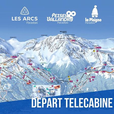 Elegant Et Moderne Avec Vue Montagne Au Coeur De Paradiski - Garage - 8Pers - 90M2 - Sabaudinha La Plagne Exteriör bild