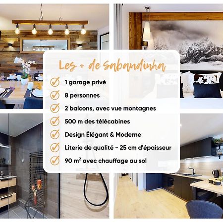 Elegant Et Moderne Avec Vue Montagne Au Coeur De Paradiski - Garage - 8Pers - 90M2 - Sabaudinha La Plagne Exteriör bild
