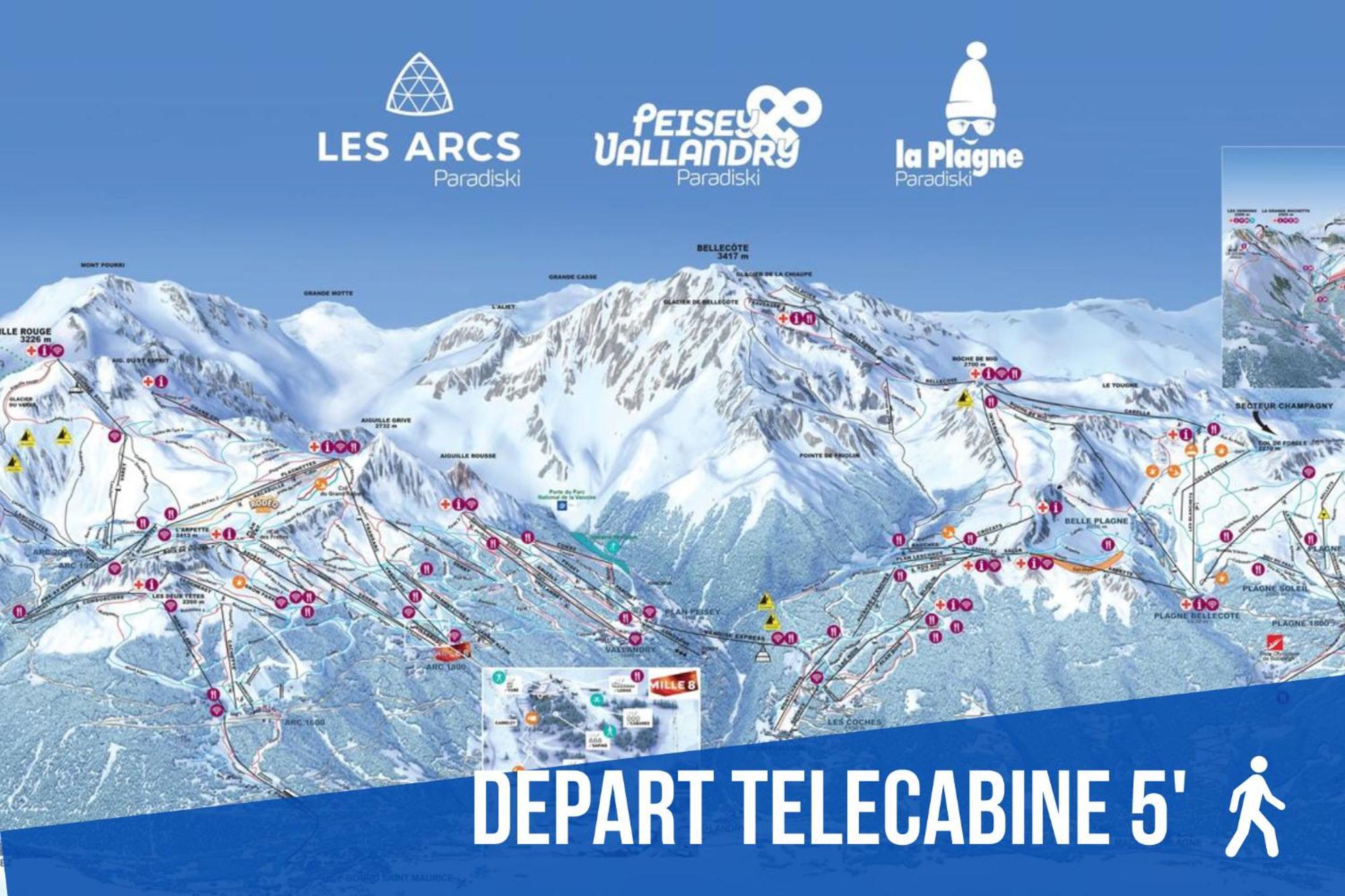Elegant Et Moderne Avec Vue Montagne Au Coeur De Paradiski - Garage - 8Pers - 90M2 - Sabaudinha La Plagne Exteriör bild